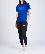 Load image into Gallery viewer, ONE Blue Monotone Logo Tee