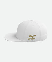 Load image into Gallery viewer, ONE Esports x MLI White Snapback Cap