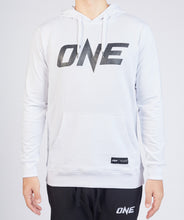 Load image into Gallery viewer, ONE White Logo Pullover Hoodie