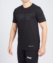 Load image into Gallery viewer, ONE Black Monotone Logo Tee