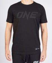 Load image into Gallery viewer, ONE Black Monotone Logo Tee