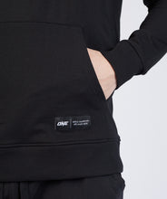 Load image into Gallery viewer, ONE Black Monotone Pullover Hoodie