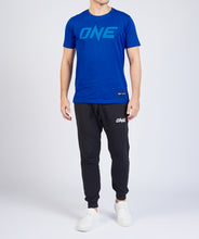 Load image into Gallery viewer, ONE Blue Monotone Logo Tee
