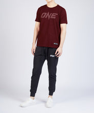 Load image into Gallery viewer, ONE Maroon Monotone Logo Tee