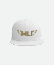 Load image into Gallery viewer, ONE Esports x MLI White Snapback Cap