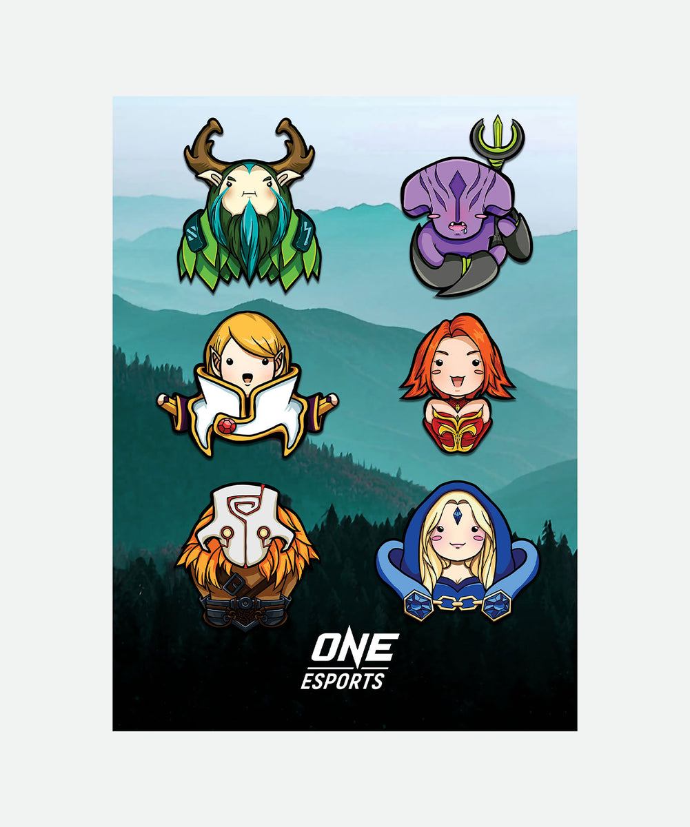 DOTA 2 Enamel Pin Set | ONE Esports
