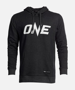 ONE Heather Gray Logo Pullover Hoodie