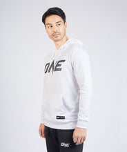 Load image into Gallery viewer, ONE White Logo Pullover Hoodie
