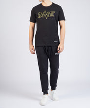 Load image into Gallery viewer, ONE Gold Metallic Logo Tee
