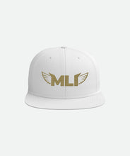 Load image into Gallery viewer, ONE Esports x MLI White Snapback Cap
